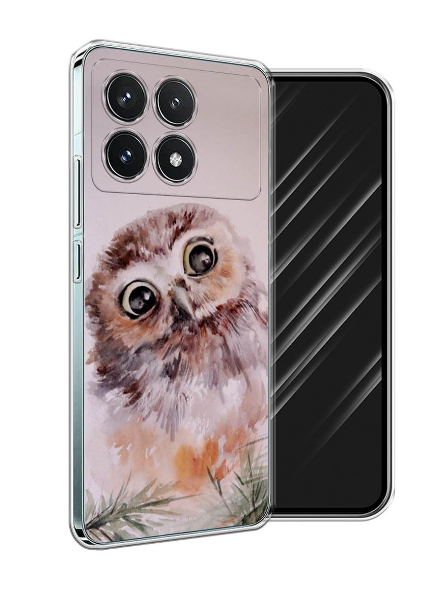 

Чехол Awog на Xiaomi Redmi K70 Pro 5G "Сова на розовом", Розовый;коричневый, 320750-1
