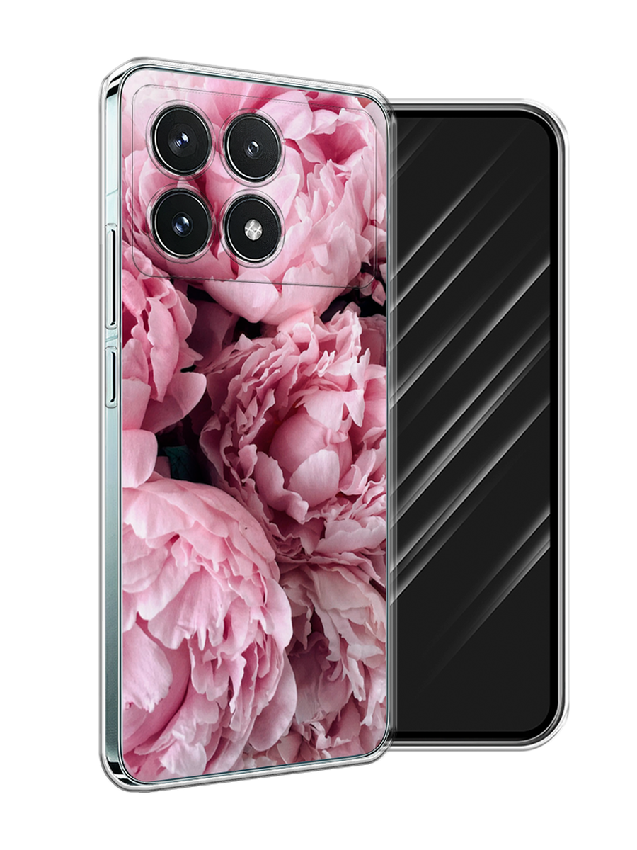

Чехол Awog на Xiaomi Redmi K70 Pro 5G "Нежные пионы", Розовый;черный;белый, 320750-1