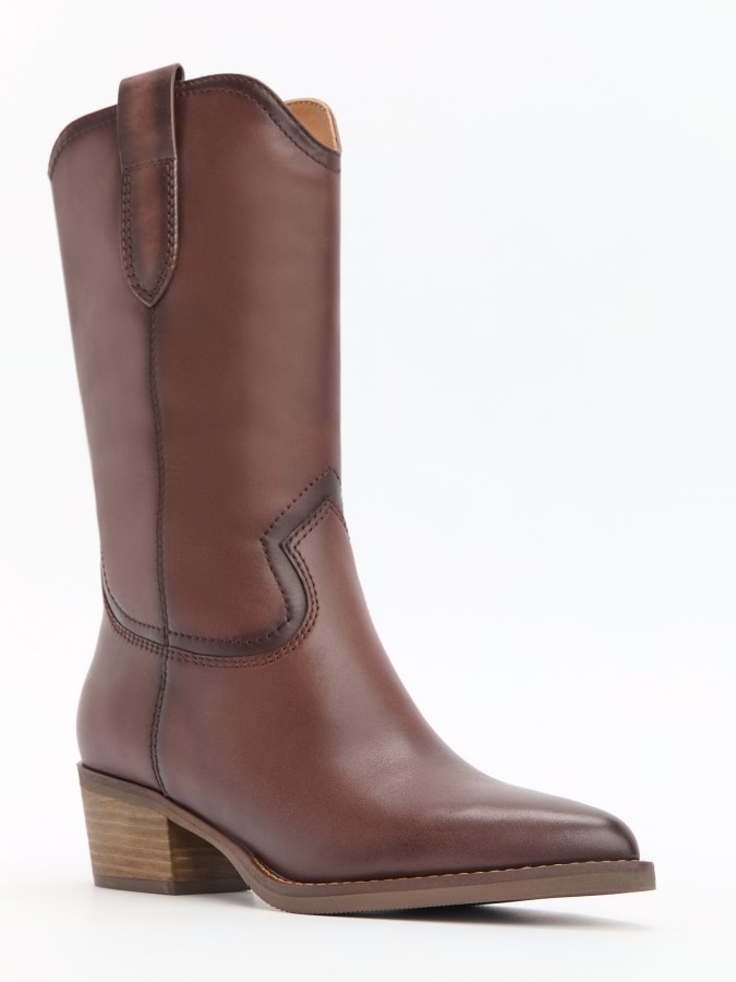 

Полусапоги женские Tendance CLF799BL-01 коричневые 35 EU, Коричневый, CLF799BL-01