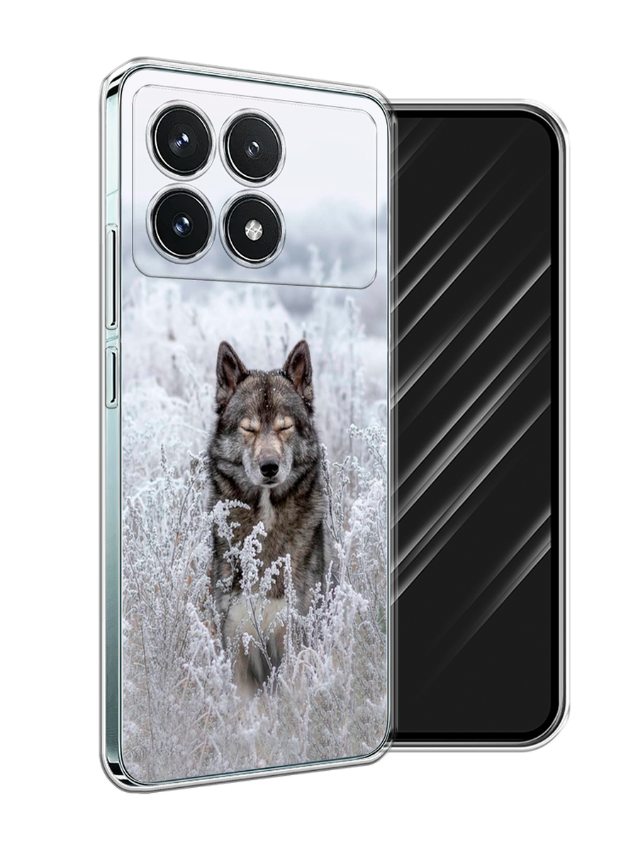 

Чехол Awog на Xiaomi Redmi K70 Pro 5G "Волк в поле", Белый;черный, 320750-1