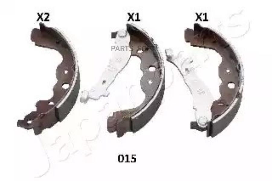 

Тормозные колодки Japanparts GF015AF