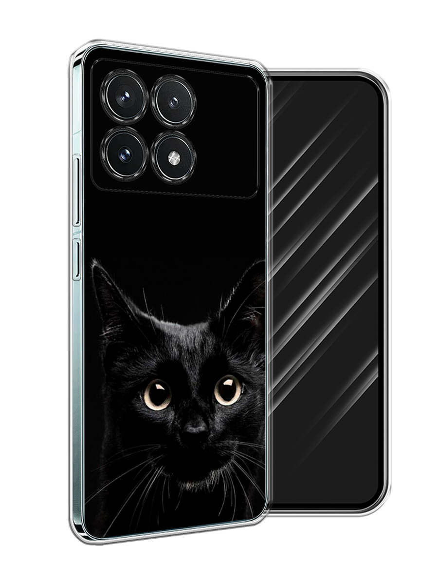 

Чехол Awog на Xiaomi Redmi K70 Pro 5G "Добрый кот", Черный, 320750-1