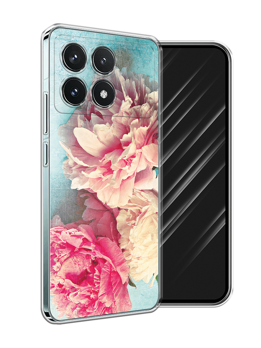 

Чехол Awog на Xiaomi Redmi K70 Pro 5G "Пионы new", Бирюзовый, 320750-1