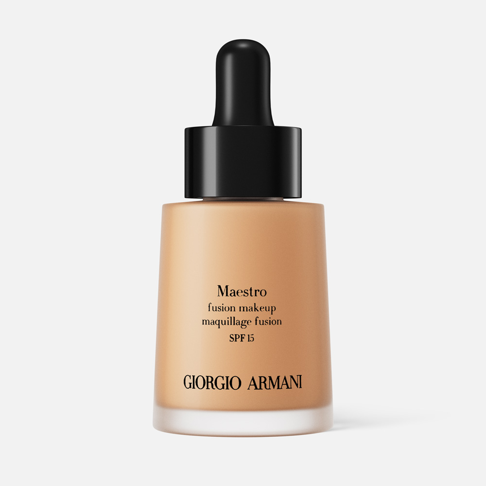 moriki doriki набор для макияжа make up set magic light Тональная вуаль Giorgio Armani Fusion Make-Up Maestro №04, 30 мл