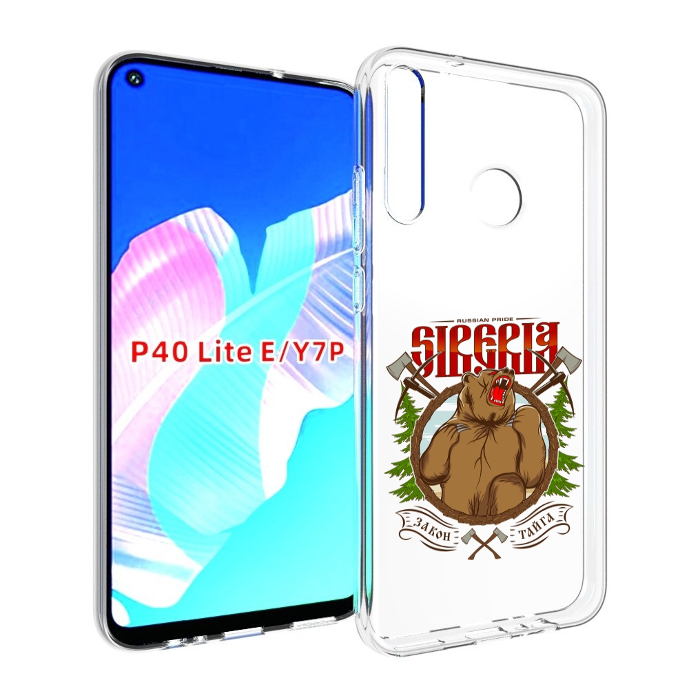 

Чехол бампер MyPads Тайга для Huawei P40 Lite E., Прозрачный, Tocco