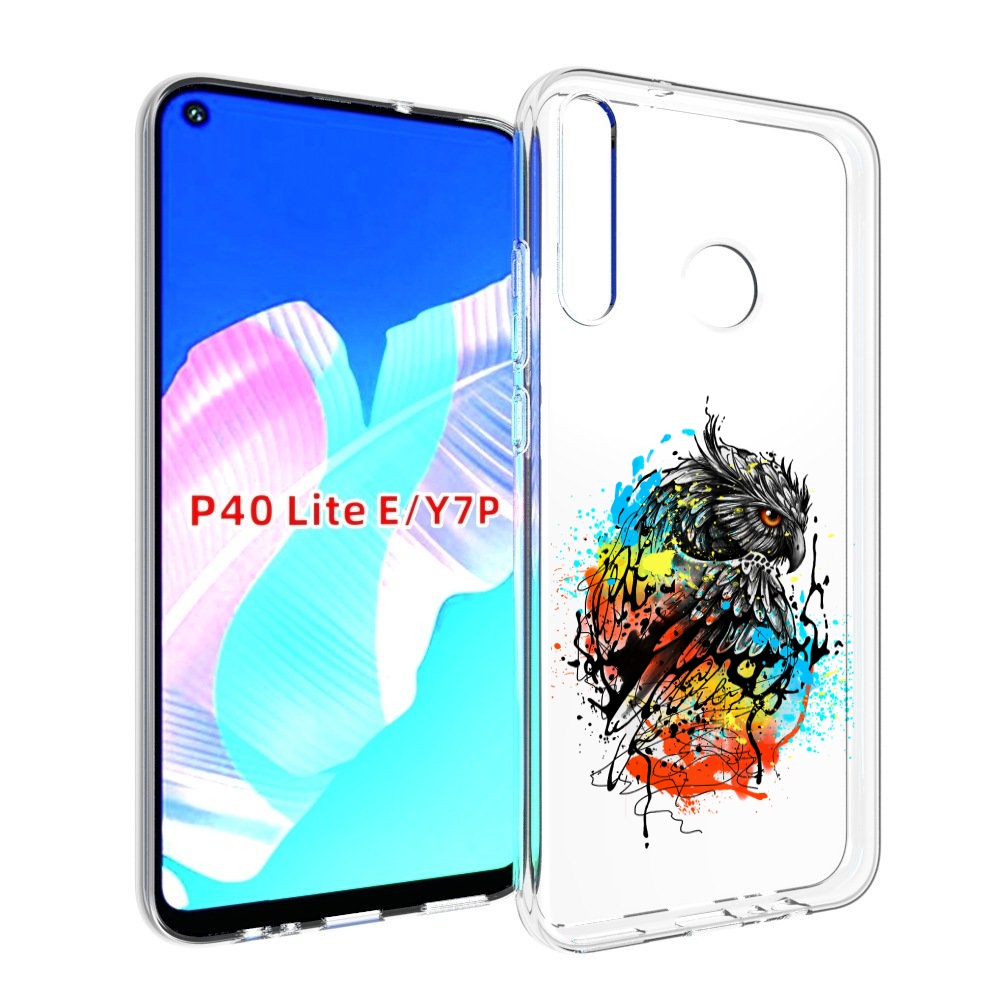 

Чехол бампер MyPads Творческая сова для Huawei P40 Lite E., Прозрачный, Tocco