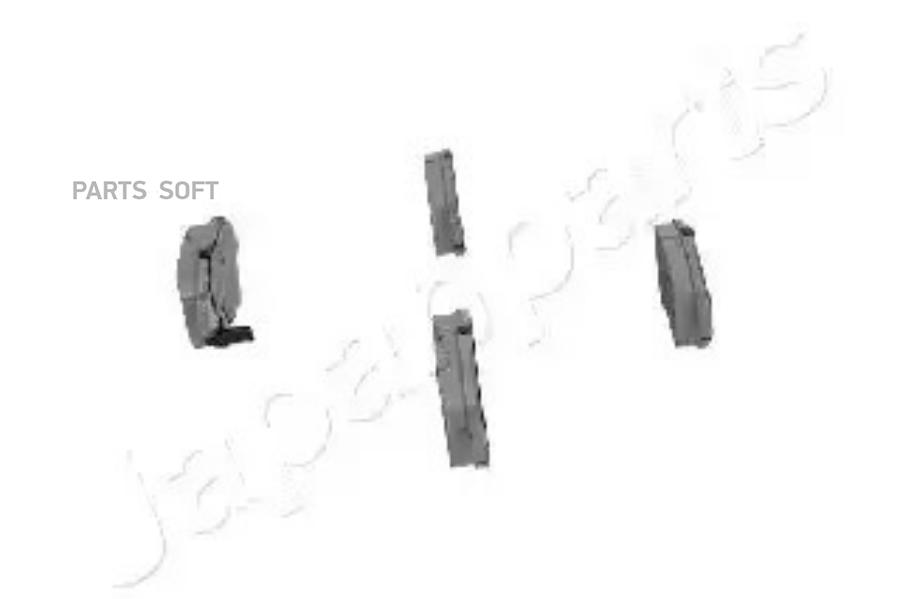 

Тормозные колодки Japanparts PA0075AF