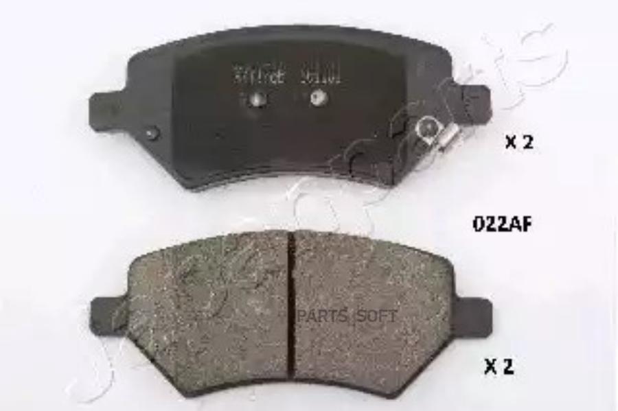 

Тормозные колодки Japanparts PA022AF
