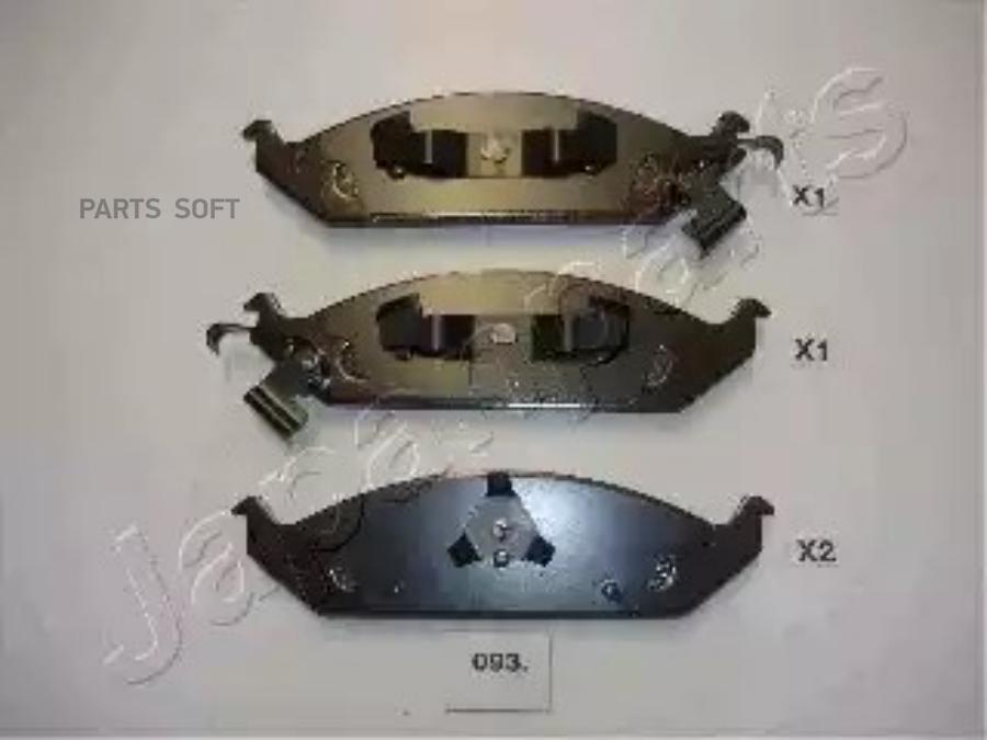 

Тормозные колодки Japanparts PA093AF