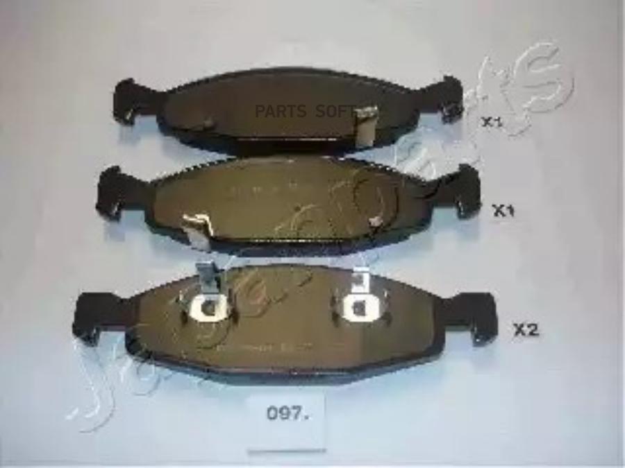 

Тормозные колодки Japanparts PA097AF
