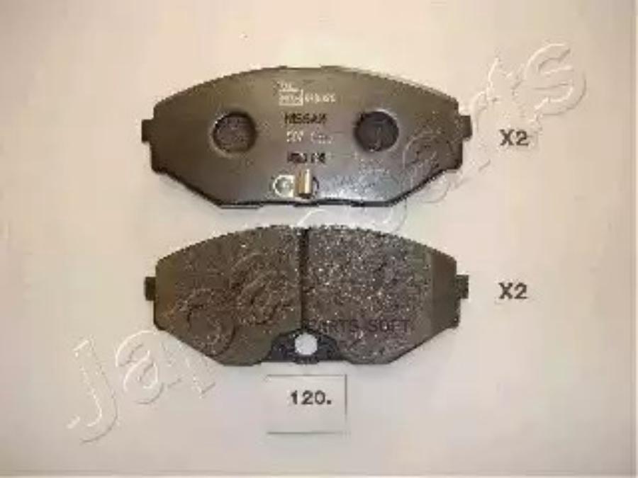 

Тормозные колодки Japanparts PA120AF