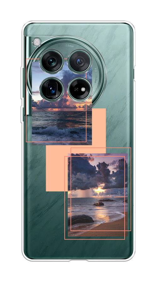 

Чехол на OnePlus 12 "Sky collage", Розовый;прозрачный;синий, 154450-1
