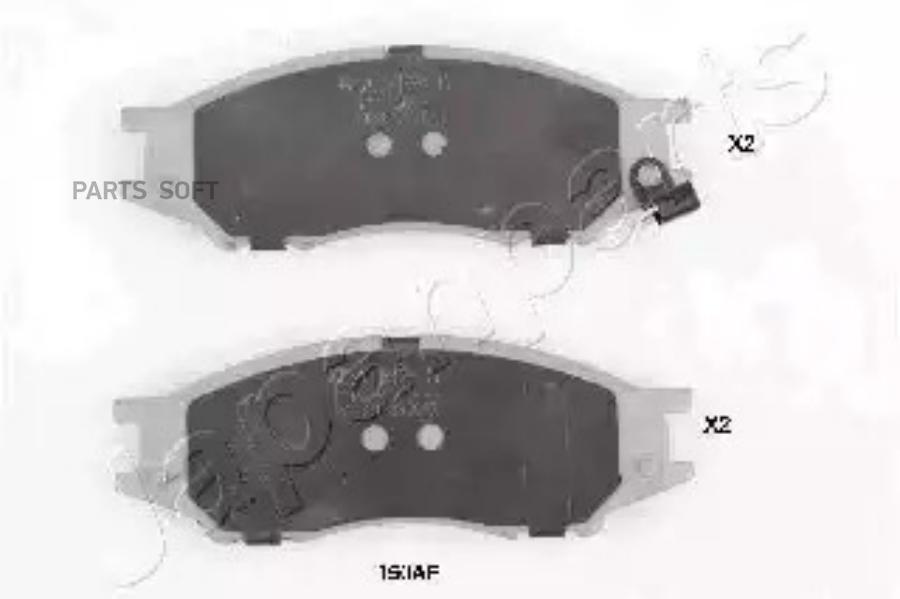 

Тормозные колодки Japanparts PA150AF