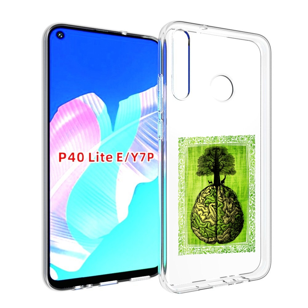 

Чехол бампер MyPads абстракция здоровый мозг для Huawei P40 Lite, Прозрачный, Tocco
