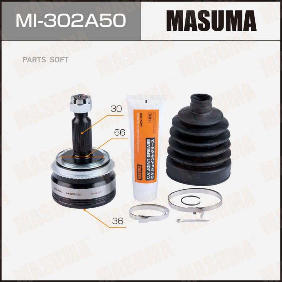 

ШРУС MASUMA 36х66х30 (1/6)
