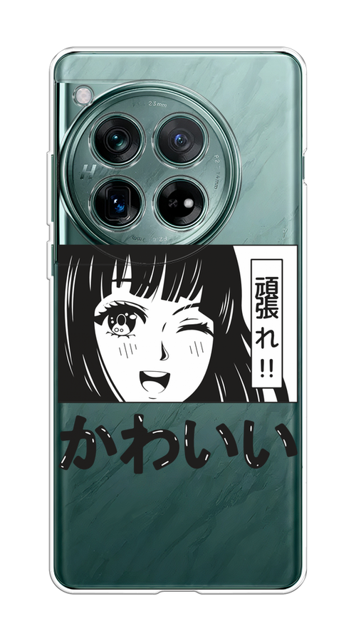 

Чехол на OnePlus 12 "Cute anime girl", Черный;серый;прозрачный;белый, 154450-1