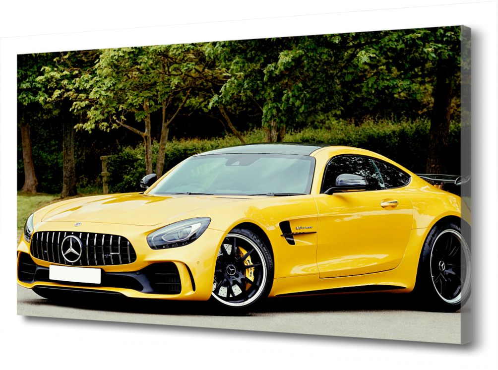 

Картина на холсте Mercedes-AMG GT PRC-944 (60x40см). Натуральный холст