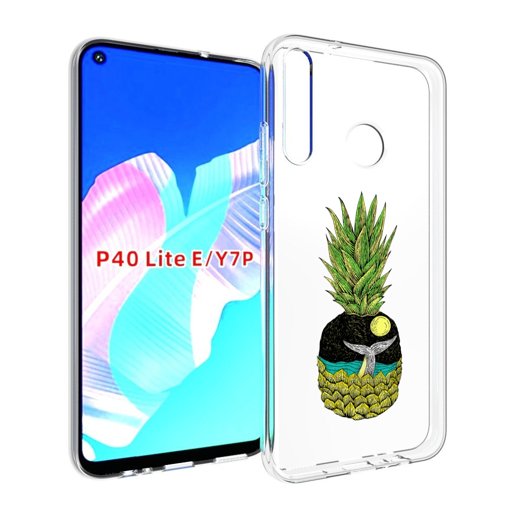 

Чехол бампер MyPads ананас с китом для Huawei P40 Lite E., Прозрачный, Tocco