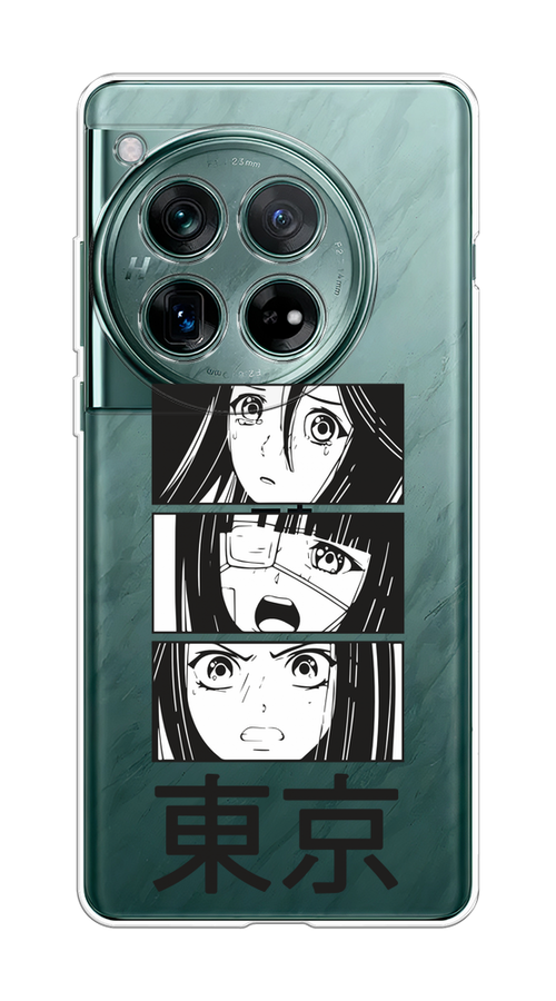 

Чехол на OnePlus 12 "Tokyo girls", Белый;черный;прозрачный, 154450-1