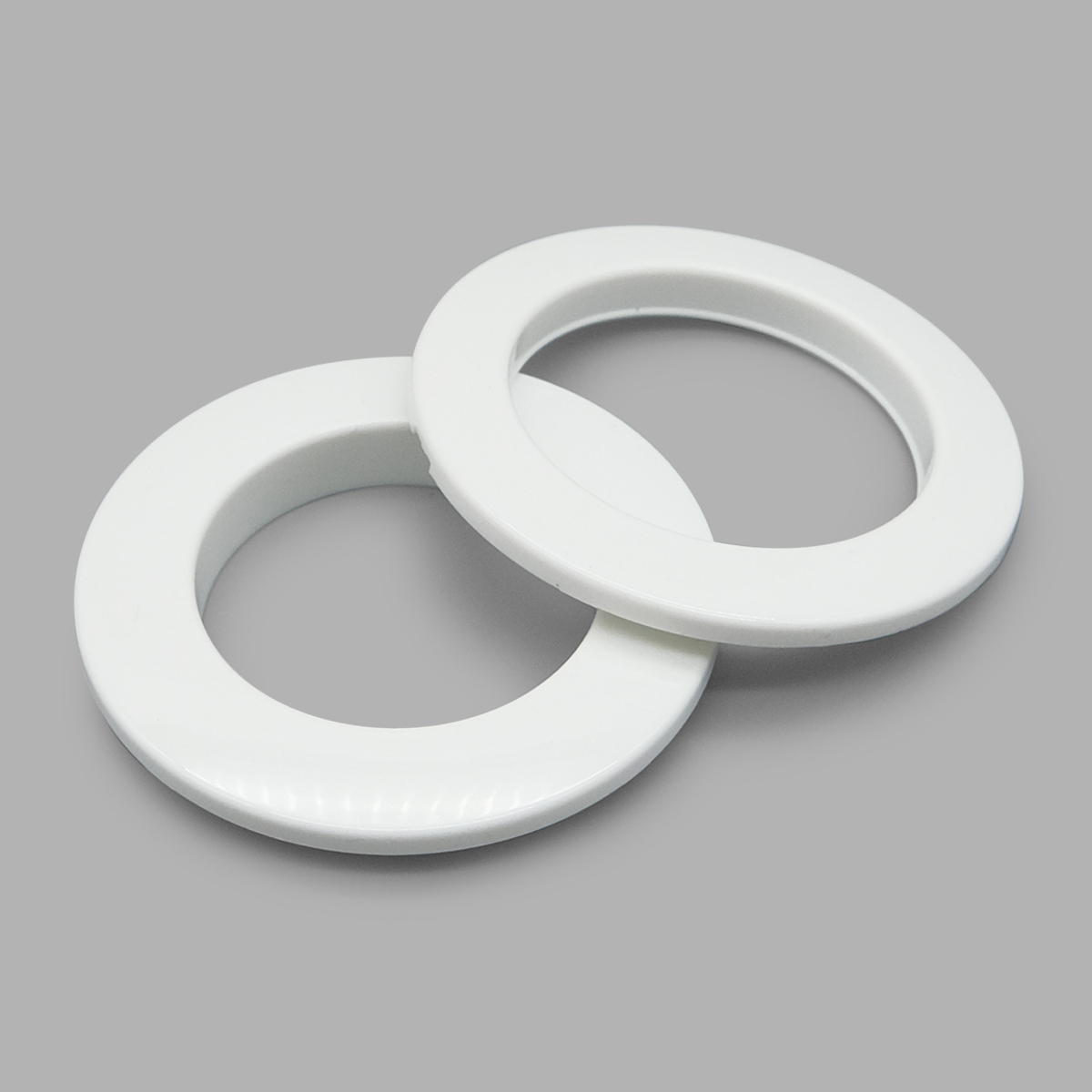 Люверс SmolTex с многоуровневым замком d 35, цвет № 53 белый