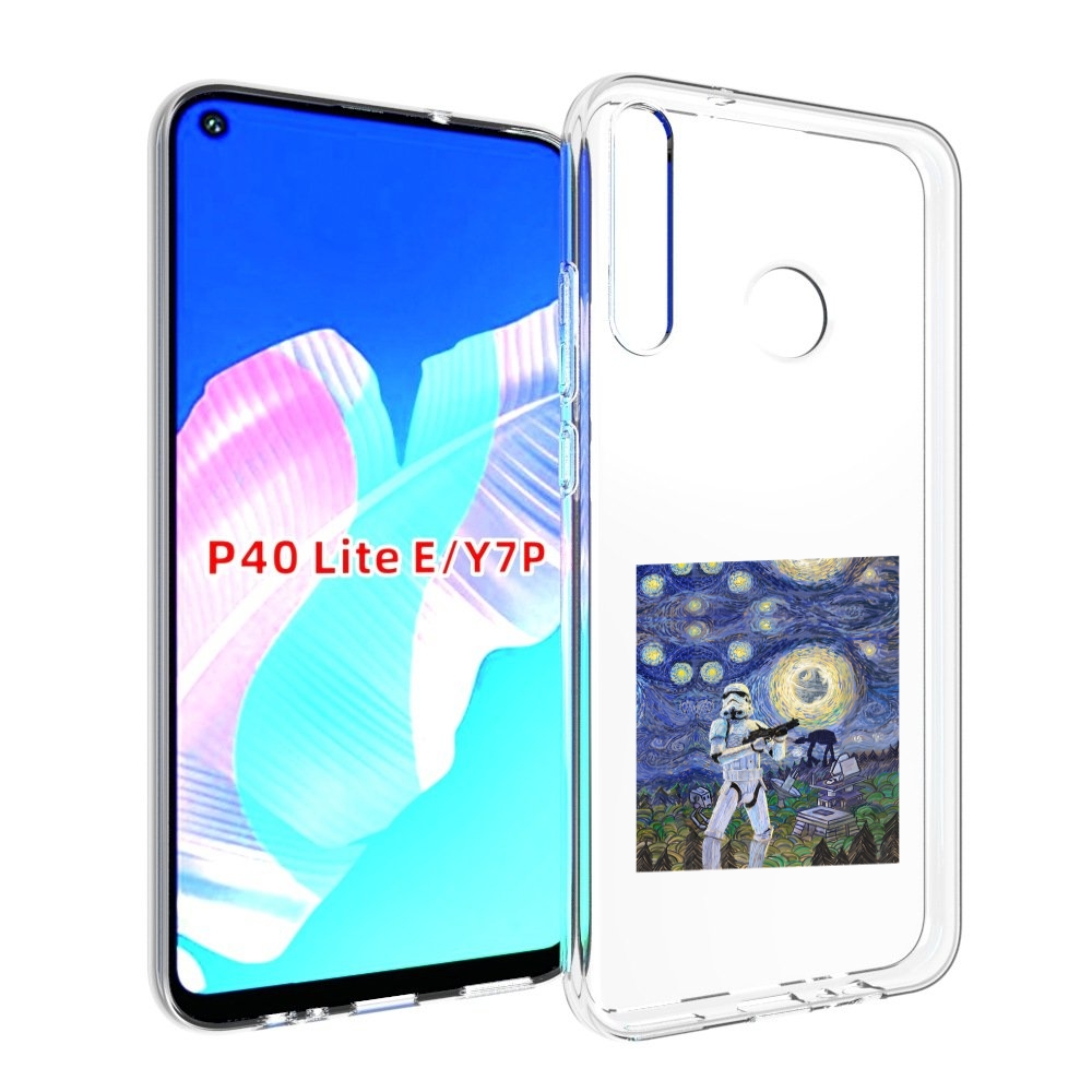

Чехол бампер MyPads star wars звездная ночь для Huawei P40 Lite, Прозрачный, Tocco