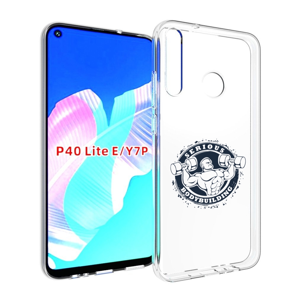 

Чехол бампер MyPads бодибилдинг воля к победе для Huawei P40 Lit, Прозрачный, Tocco