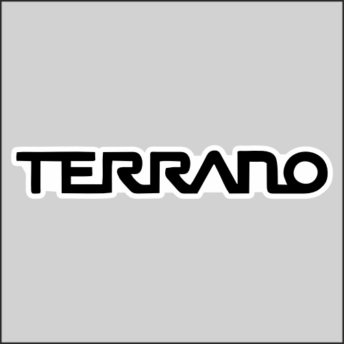 

Наклейка Наклейки за Копейки Terrano 20x3 см, sb-ППП-591