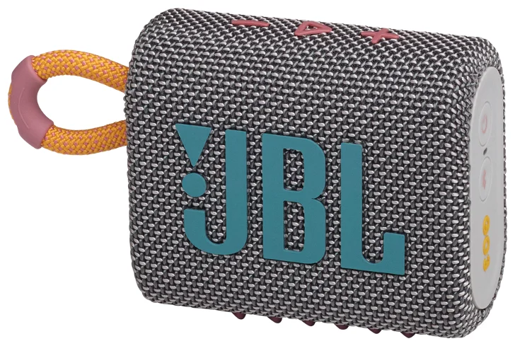 фото Колонка портативная jbl go3 gryam серая