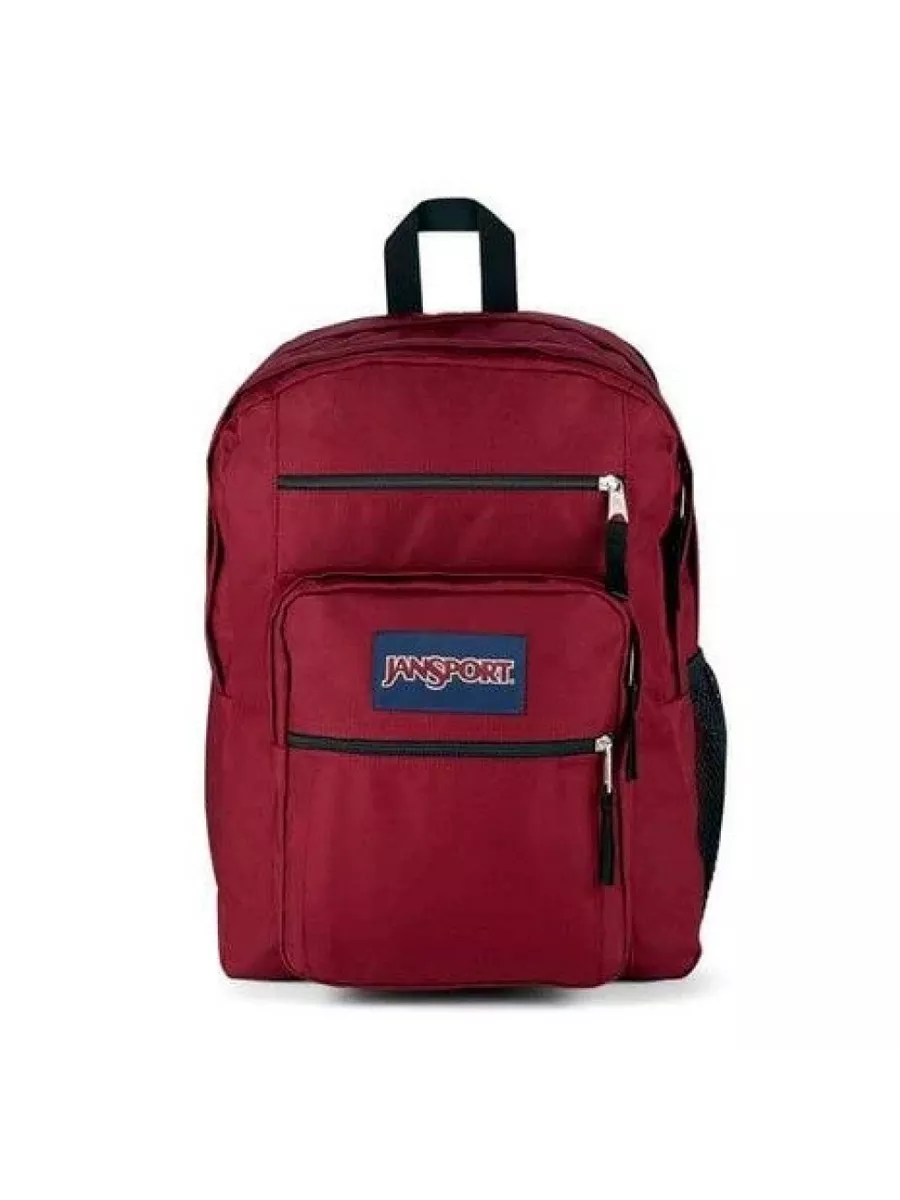 Рюкзак унисекс JanSport Big Student russet red, 46х37х14 см Камбоджа красный, размер большой