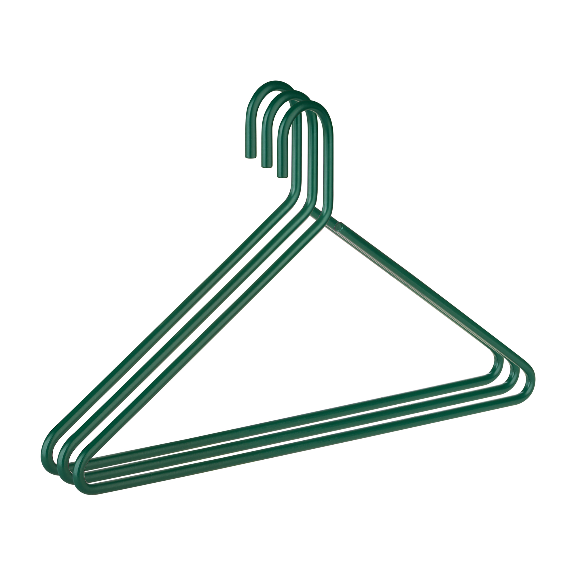 Набор вешалок Infinity 3 шт., 40,5х0,7х21,5 см, цвет зеленый