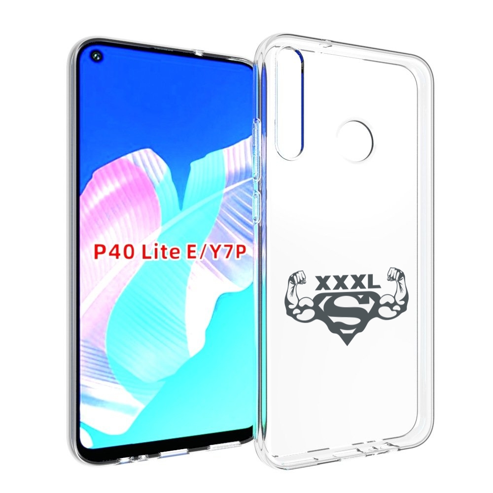 Чехол бампер MyPads бодибилдинг супермен для Huawei P40 Lite E.