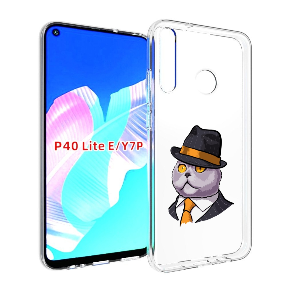 

Чехол бампер MyPads британец для Huawei P40 Lite E., Прозрачный, Tocco
