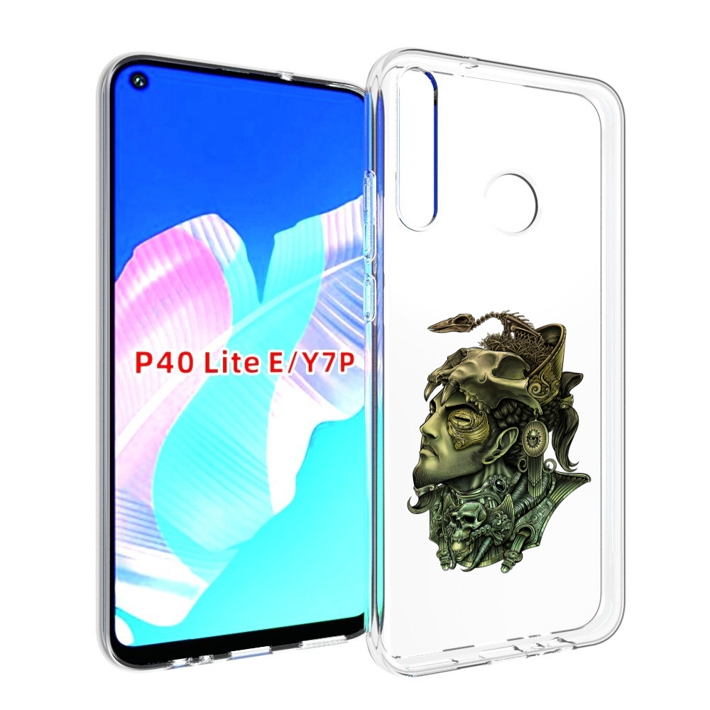 

Чехол бампер MyPads бронзовый воин для Huawei P40 Lite E., Прозрачный, Tocco