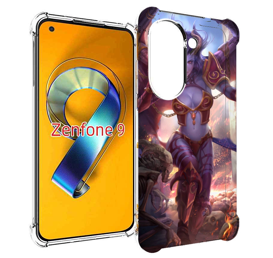 Чехол MyPads queen of pain dota 2 для Asus Zenfone 9 (AI2202)