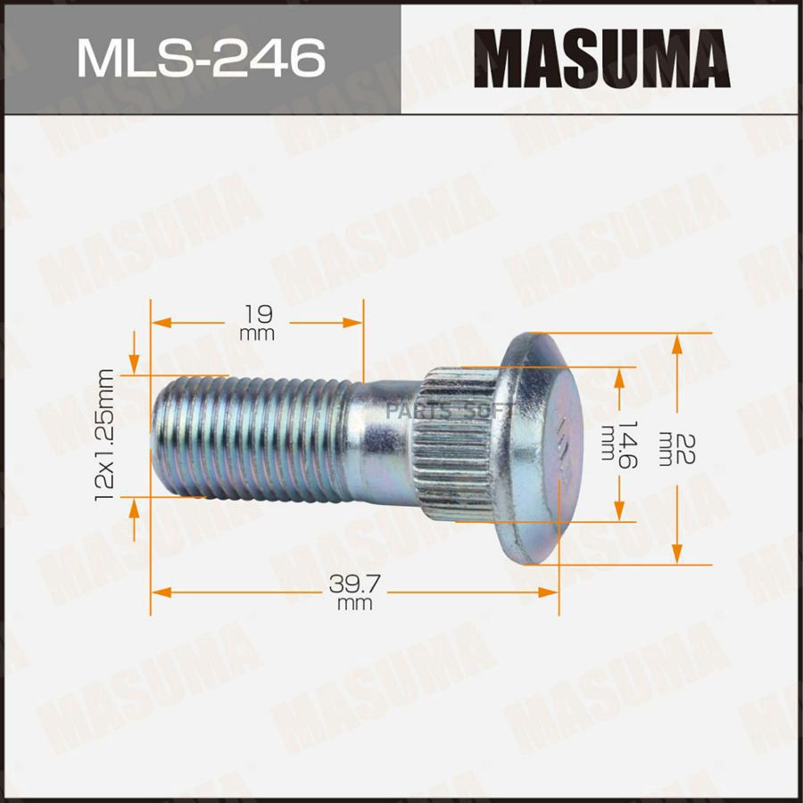 

Шпилька MASUMA 12x1.25мм, L=39,7мм / Nissan