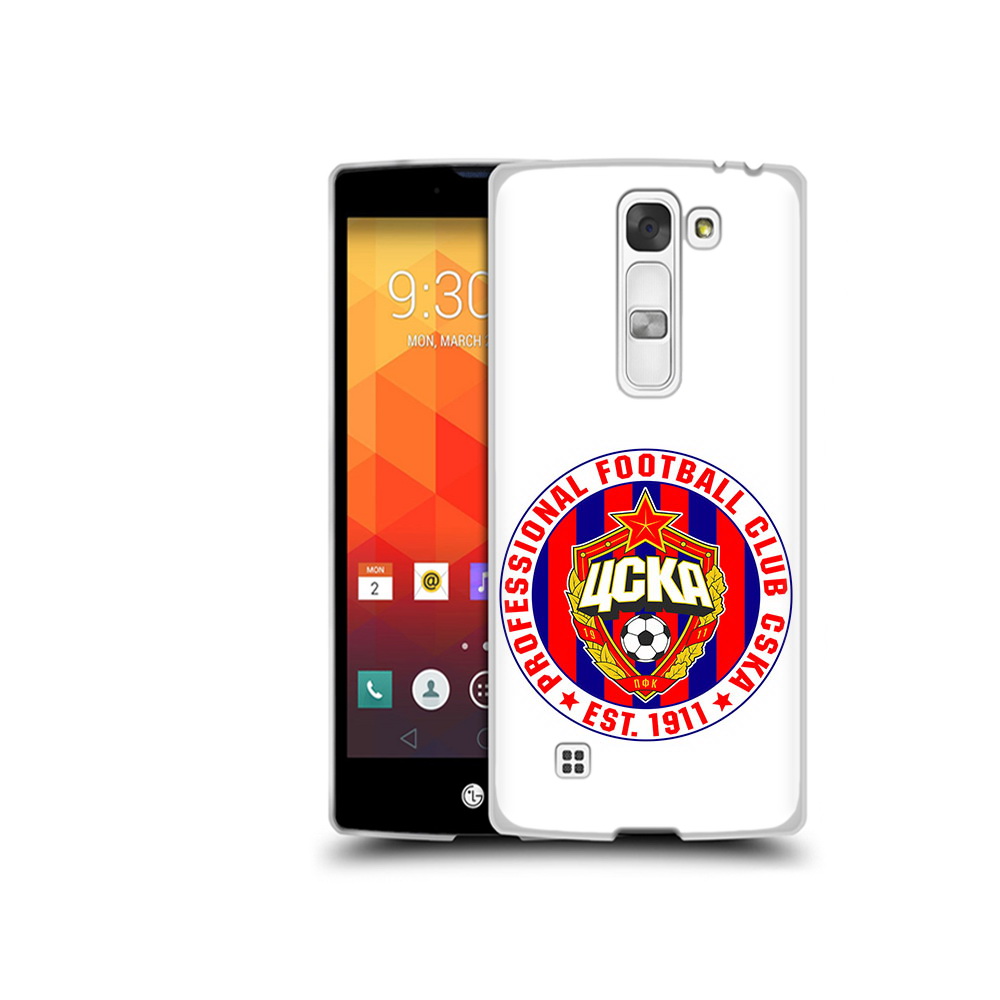 

Чехол MyPads Tocco для LG Magna ФК ЦСК логотип (PT13410.79.178), Прозрачный, Tocco