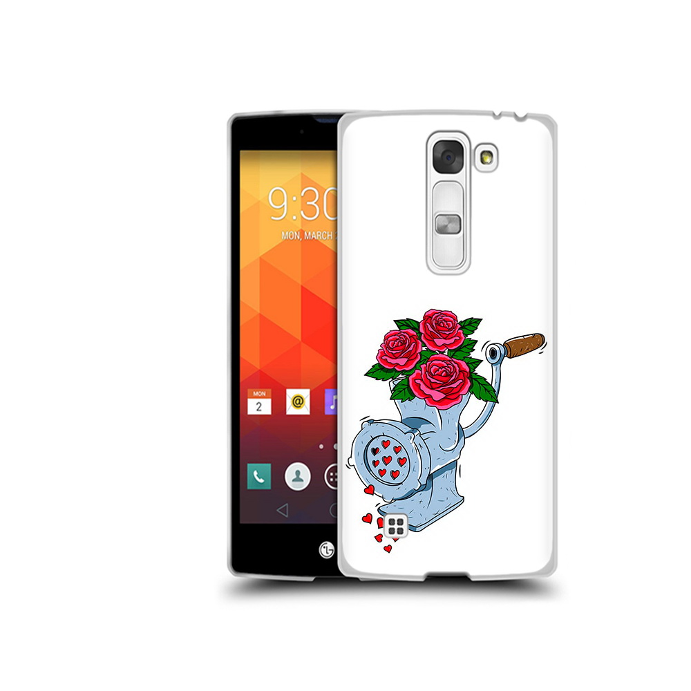 

Чехол MyPads Tocco для LG Magna Цветочные сердца (PT13410.79.199), Прозрачный, Tocco
