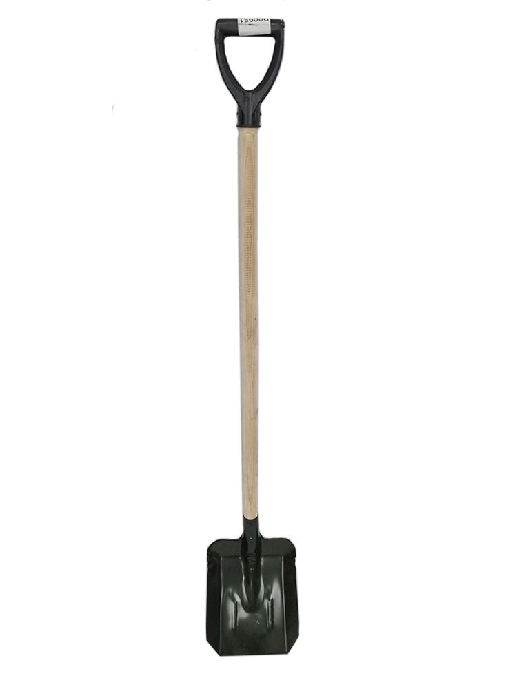 фото Лопата совковая с ребром жесткости (лсп) в окраске urm, 23х27 см, с черенком 1 м, d00951