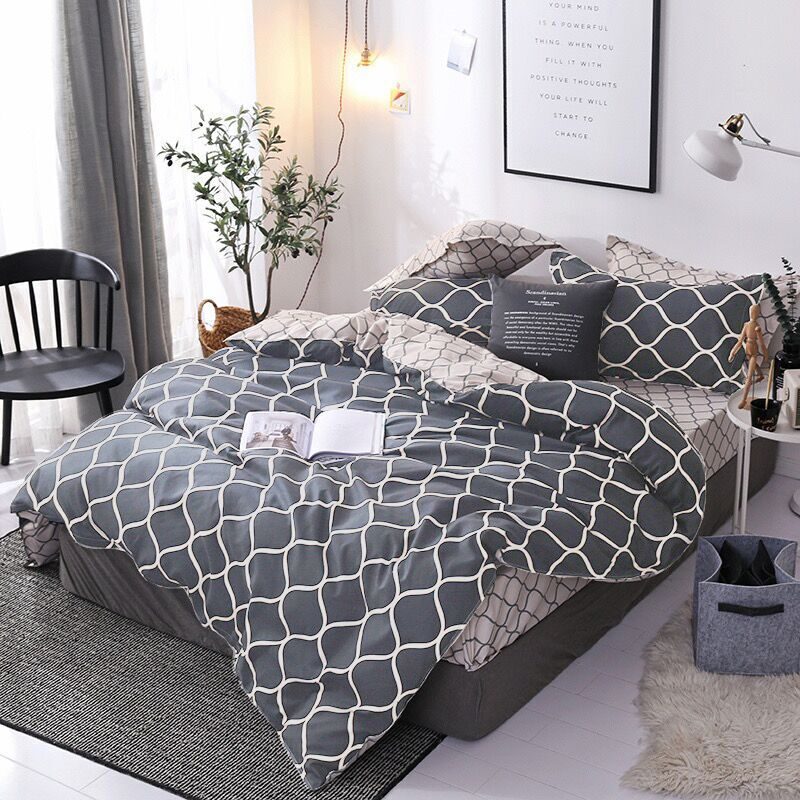 

Комплект постельного белья Grazia-Textile 1,5-СПАЛЬНЫЙ Gray Wave, Сатин, нав. 50x70, M016