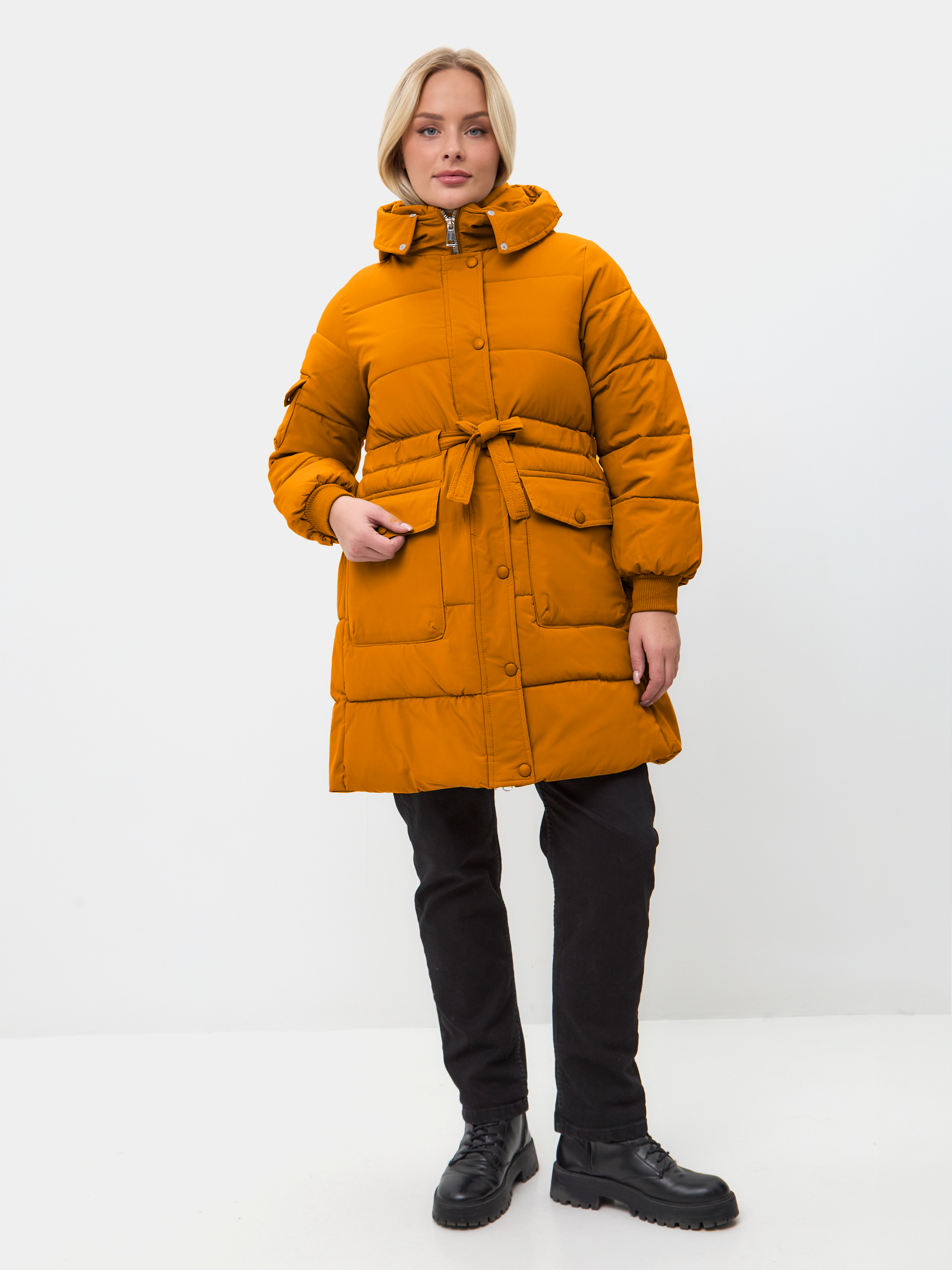 

Куртка женская DaPrivet 231149 оранжевая XL, Оранжевый, 231149