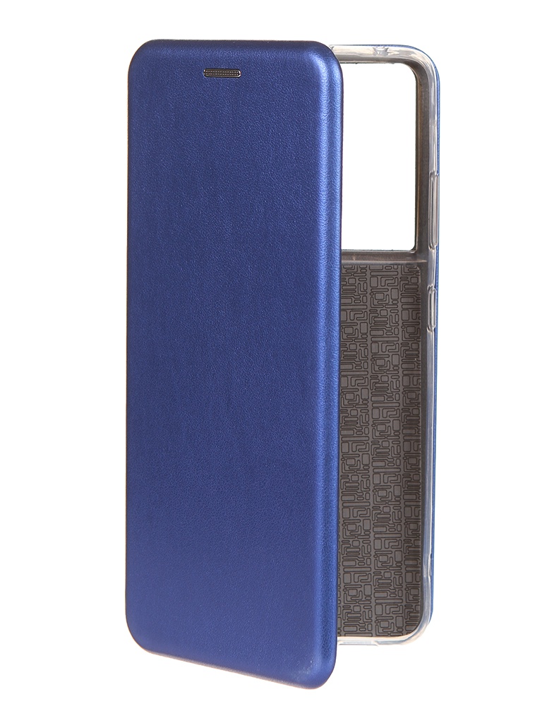 фото Чехол wellmade для samsung galaxy s21 ultra book case blue wm-0063-bl