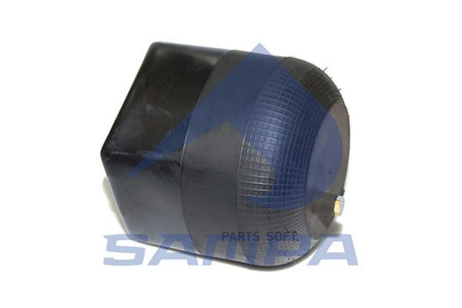 

SAMPA SP55439001 SP 554390-01_пневмоподушка без стак.1шп-штуц.M24-M16. Н: 1отв. MB Actros