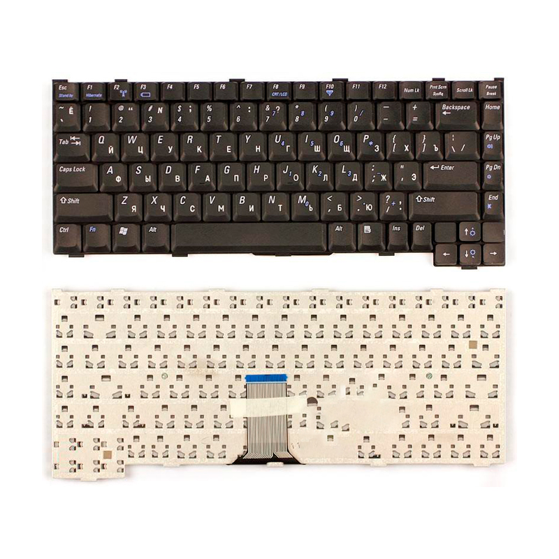 Клавиатура для ноутбука Dell Inspiron 1200 2200 Latitude 110L PP10S черная