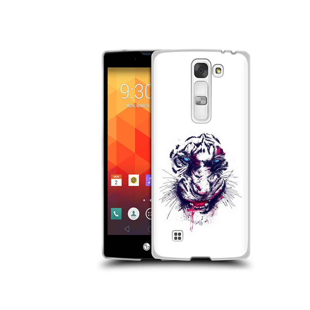 

Чехол MyPads Tocco для LG Magna безумный тигр (PT13410.79.228), Прозрачный, Tocco