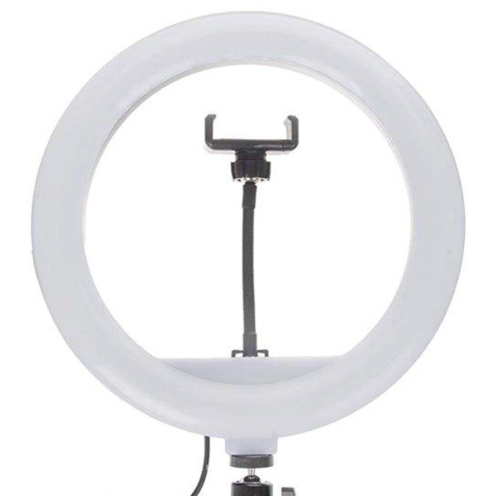 фото Кольцевая лампа селфи лампа с держателем для смартфона 30 см/yq-320b goodstore24