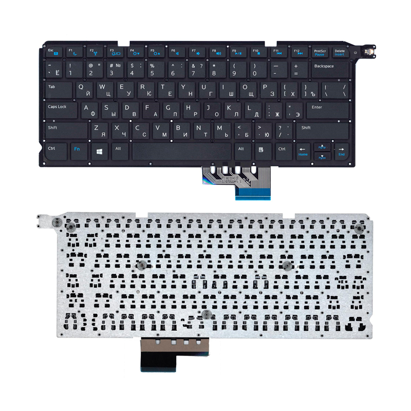 

Клавиатура для ноутбука Dell Vosto14 5480R черная без рамки