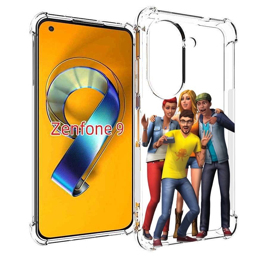 Чехол MyPads sims для Asus Zenfone 9 (AI2202)