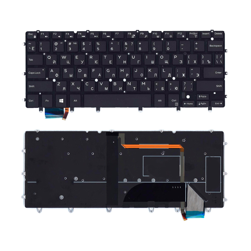 

Клавиатура для ноутбука Dell XPS 13 9343 черная с подсветкой