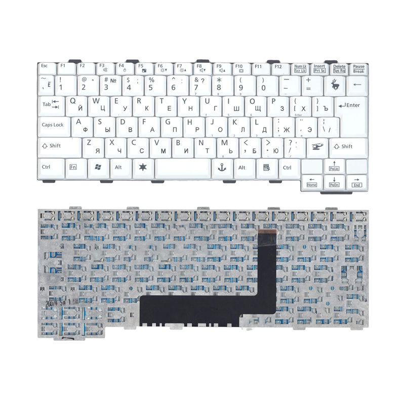 Клавиатура для ноутбука Fujitsu-Siemens Lifebook P7230 белая