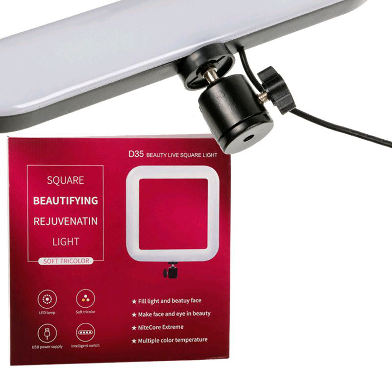 Кольцевой свет GoodStore24 D35 с держателем для телефона со штативом